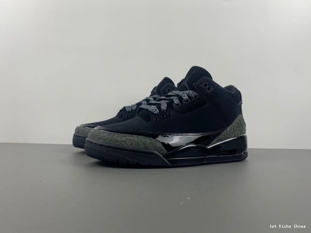 1st Kicks Shoes CK9246-168 Black Air 3 Jordan Retro Cat 0823